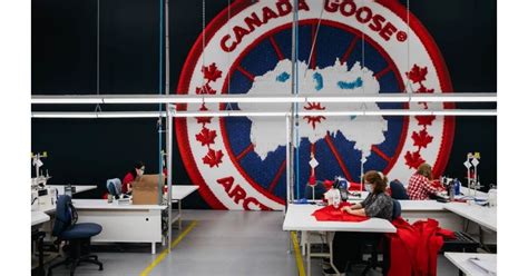 usine de production canada goose